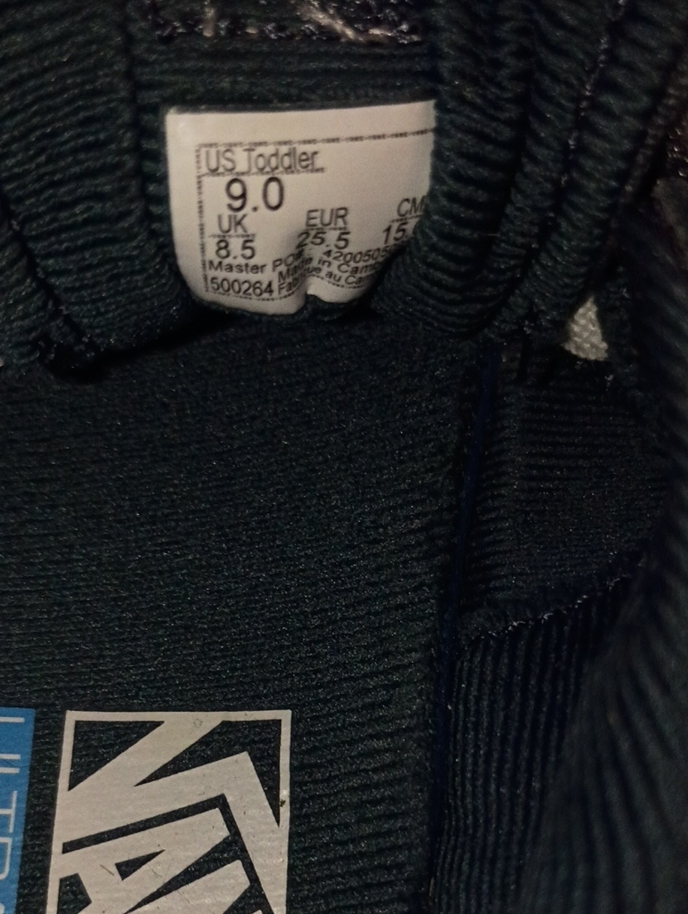 Vans Kids Black Bottoms with Subtle Logo